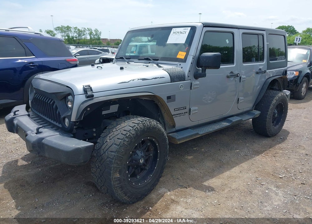 2014 JEEP WRANGLER UNLIMITED SPORT VIN: 1C4BJWDG9EL178477