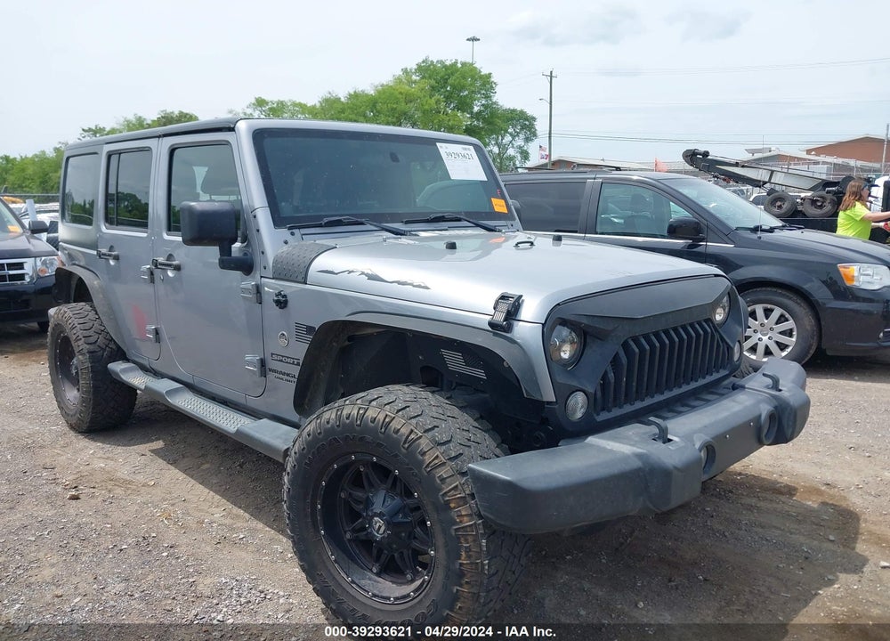 2014 JEEP WRANGLER UNLIMITED SPORT VIN: 1C4BJWDG9EL178477