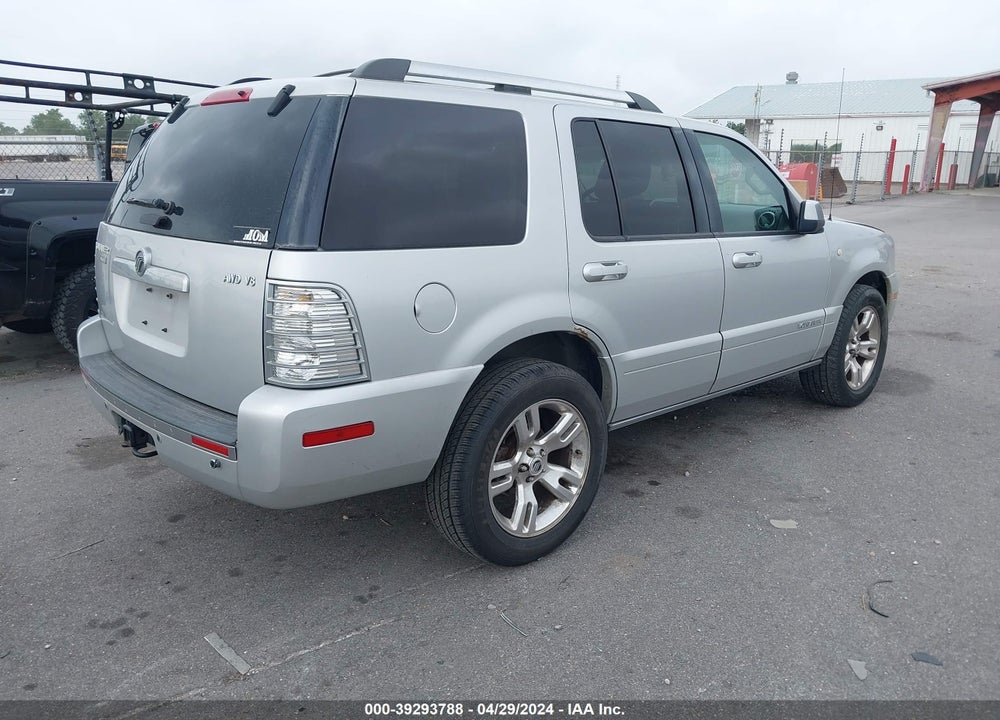2010 MERCURY MOUNTAINEER PREMIER VIN: 4M2EN4J87AUJ07814