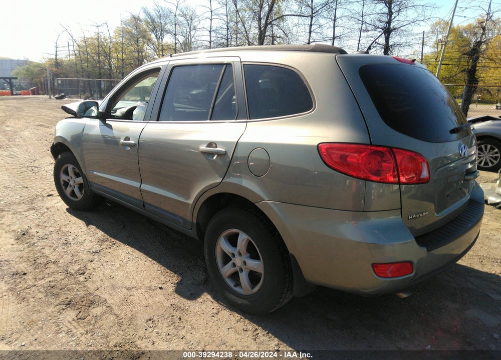 2008 HYUNDAI SANTA FE GLS VIN: 5NMSG73D38H143046