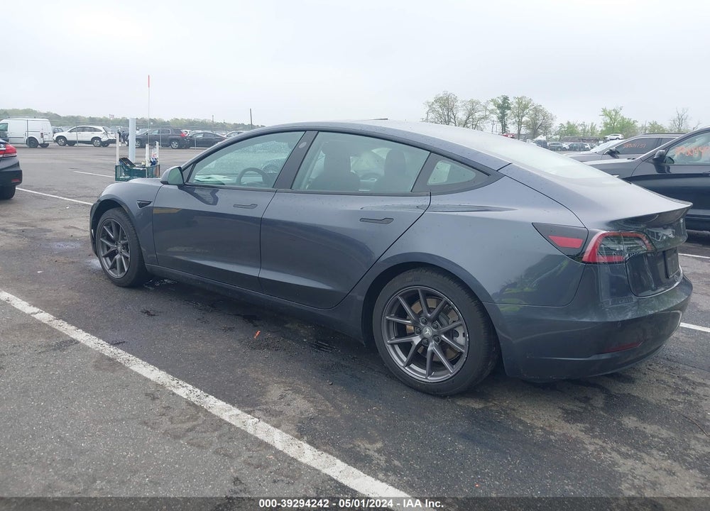 2021 TESLA MODEL 3 STANDARD RANGE PLUS REAR-WHEEL DRIVE VIN: 5YJ3E1EA5MF047005