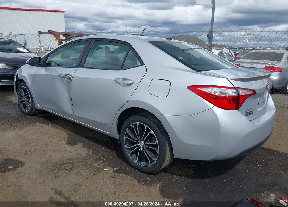 2014 TOYOTA COROLLA S PREMIUM VIN: 2T1BURHE0EC123957