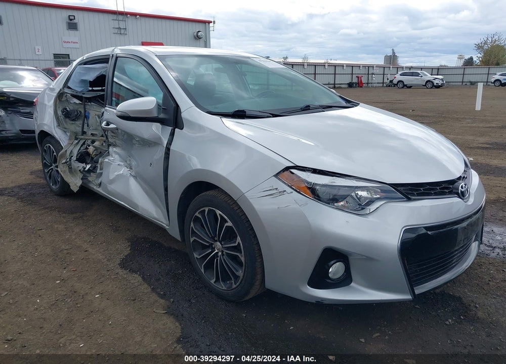 2014 TOYOTA COROLLA S PREMIUM VIN: 2T1BURHE0EC123957