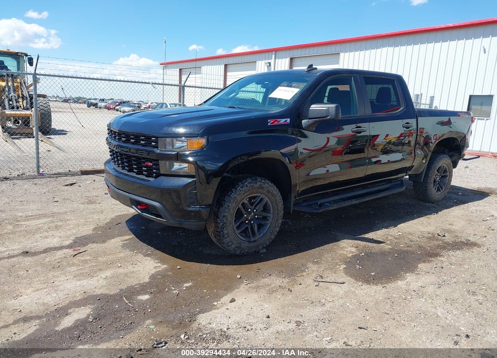 2020 CHEVROLET SILVERADO 1500 4WD SHORT BED CUSTOM TRAIL BOSS VIN: 1GCPYCEF6LZ370200