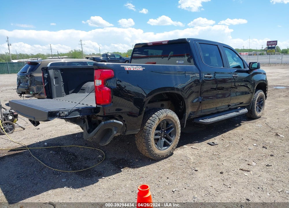2020 CHEVROLET SILVERADO 1500 4WD SHORT BED CUSTOM TRAIL BOSS VIN: 1GCPYCEF6LZ370200