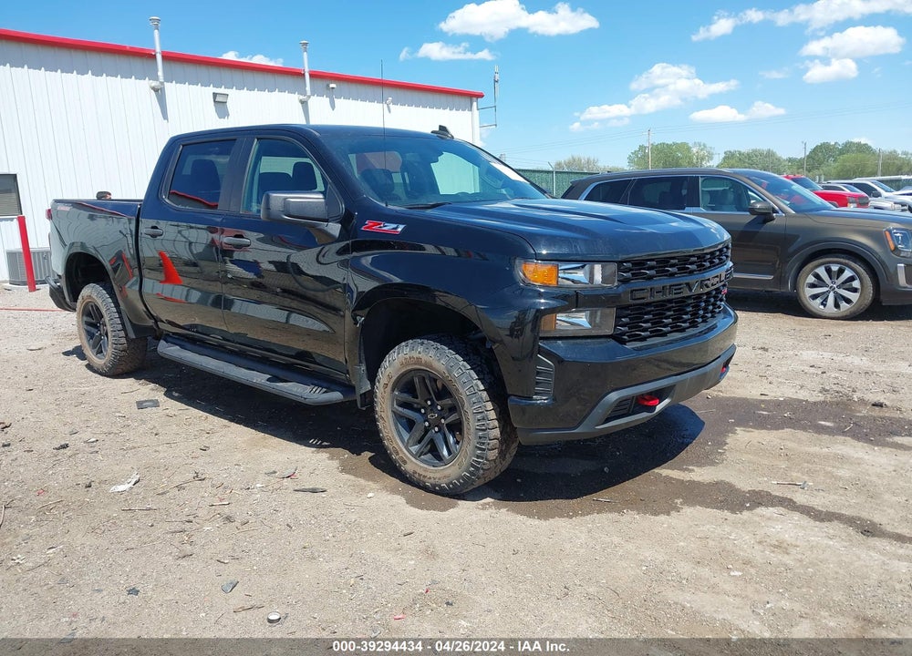 2020 CHEVROLET SILVERADO 1500 4WD SHORT BED CUSTOM TRAIL BOSS VIN: 1GCPYCEF6LZ370200