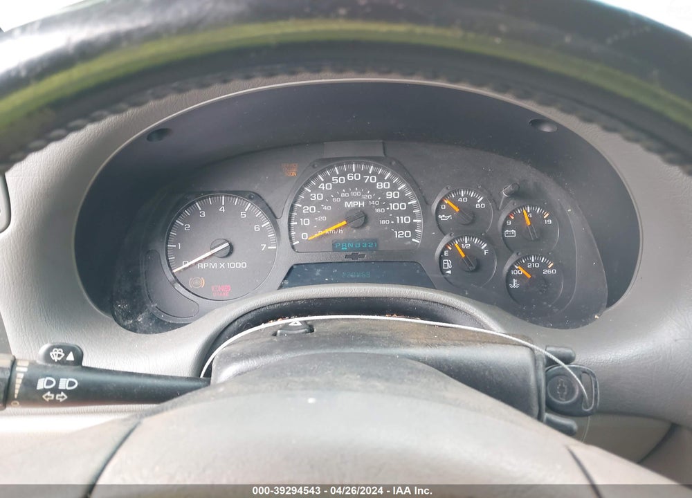 2002 CHEVROLET TRAILBLAZER VIN: 1GNDS13S022216217