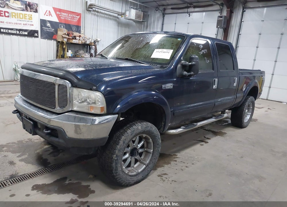 2002 FORD F-250 LARIAT/XL/XLT VIN: 1FTNW21F72EC38551