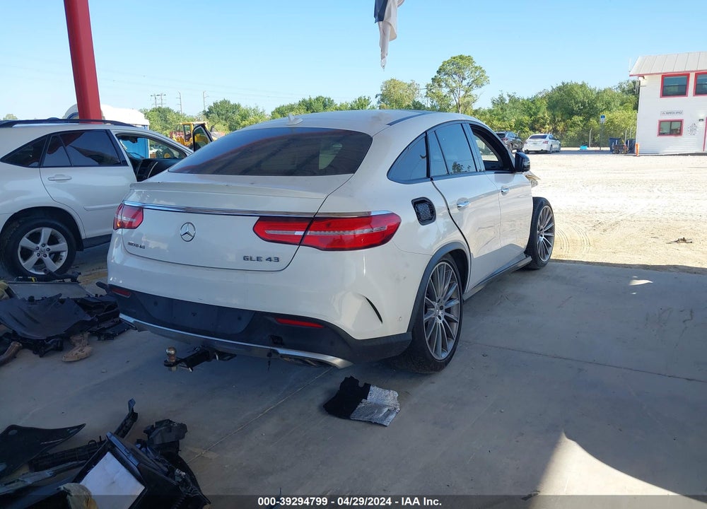 2017 MERCEDES-BENZ AMG GLE 43 COUPE 4MATIC VIN: 4JGED6EB8HA060665