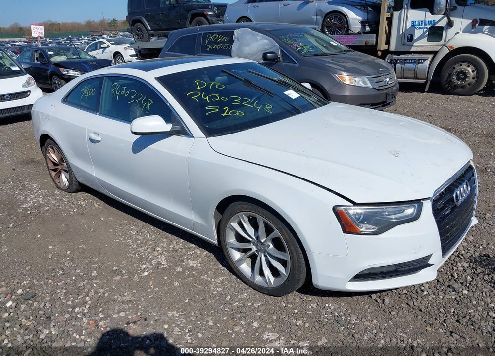 2013 AUDI A5 2.0T PREMIUM VIN: WAULFAFR0DA036579