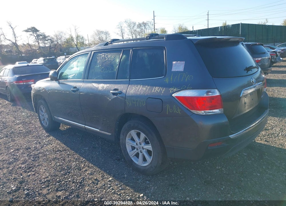 2012 TOYOTA HIGHLANDER SE V6 VIN: 5TDBK3EH0CS171660
