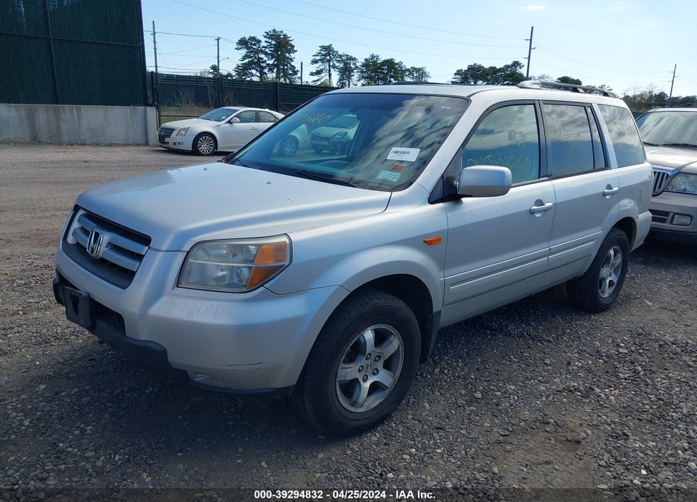 2007 HONDA PILOT EX-L VIN: 2HKYF18527H508796