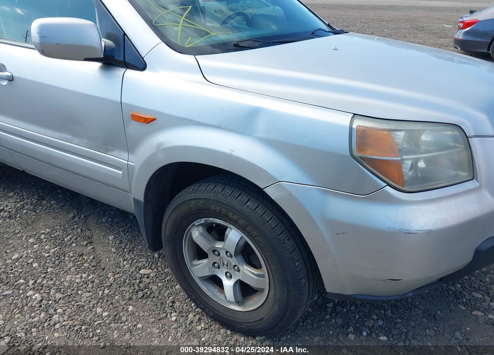 2007 HONDA PILOT EX-L VIN: 2HKYF18527H508796