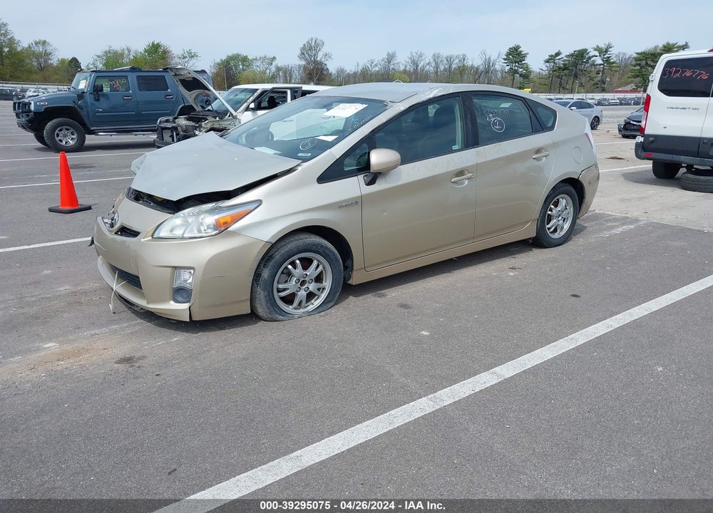 2010 TOYOTA PRIUS II VIN: JTDKN3DU9A0193744