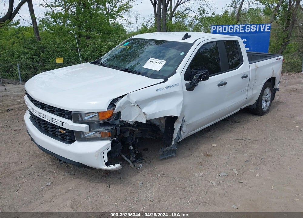 2019 CHEVROLET SILVERADO 1500 CUSTOM VIN: 1GCRYBEFXKZ212427