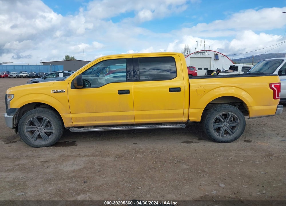 2016 FORD F-150 XLT VIN: 1FTEW1E81GKF22496
