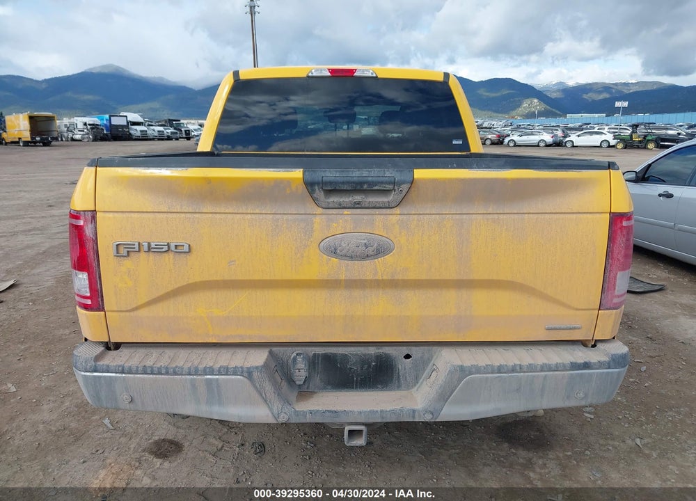 2016 FORD F-150 XLT VIN: 1FTEW1E81GKF22496