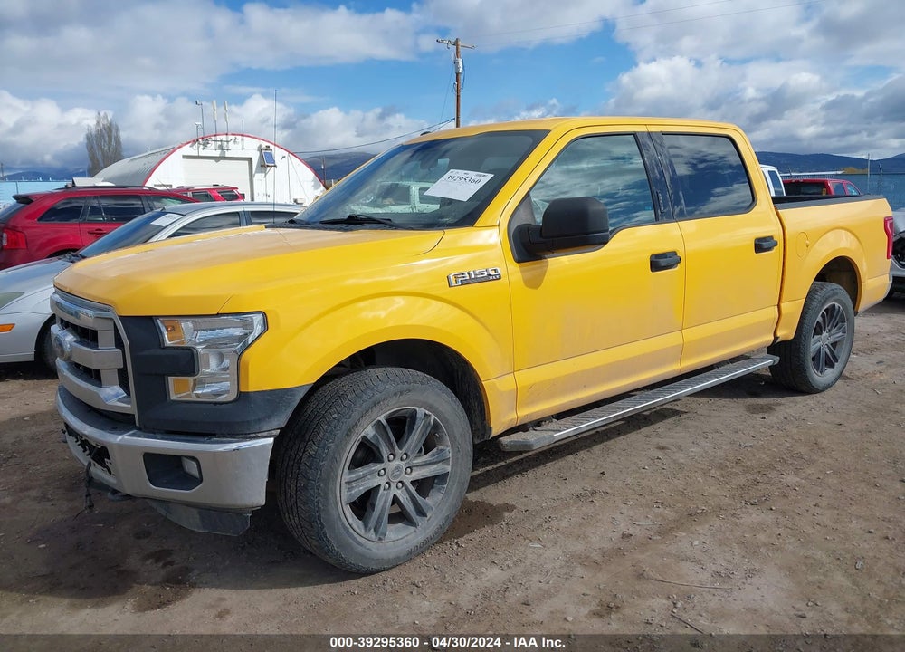 2016 FORD F-150 XLT VIN: 1FTEW1E81GKF22496