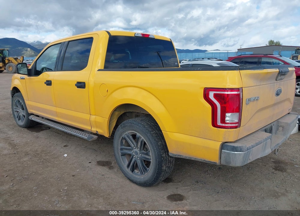 2016 FORD F-150 XLT VIN: 1FTEW1E81GKF22496