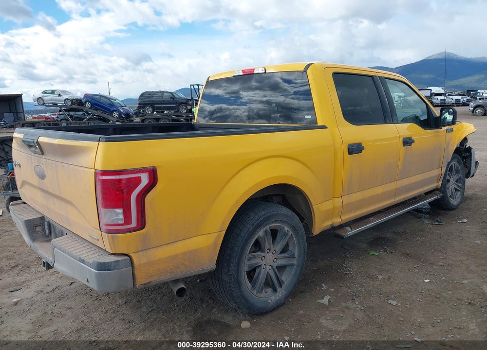 2016 FORD F-150 XLT VIN: 1FTEW1E81GKF22496