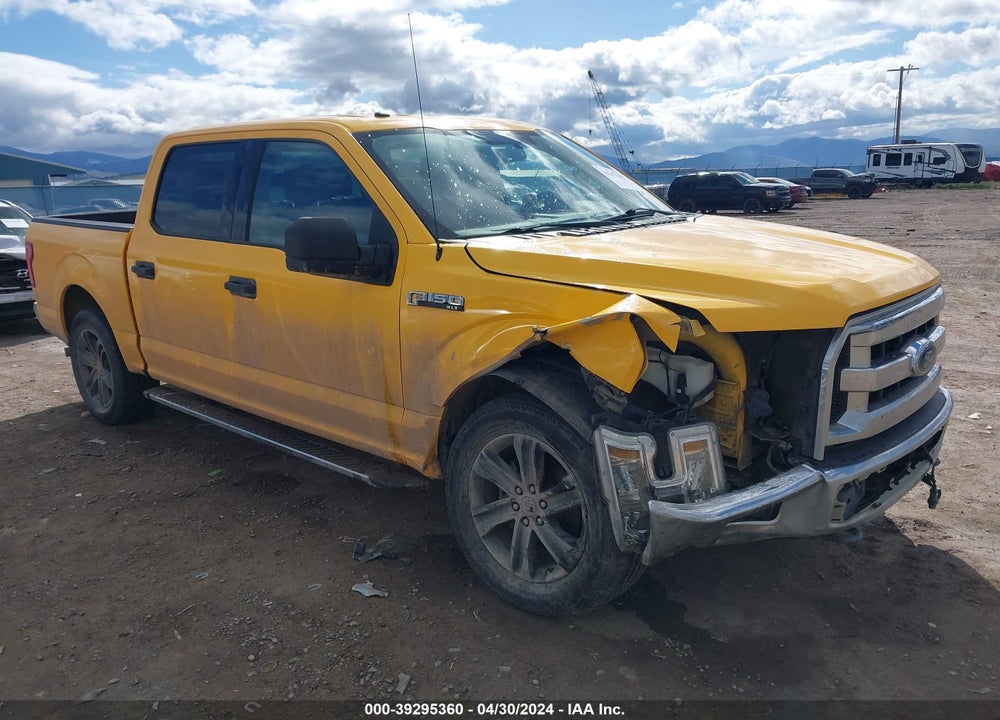 2016 FORD F-150 XLT VIN: 1FTEW1E81GKF22496
