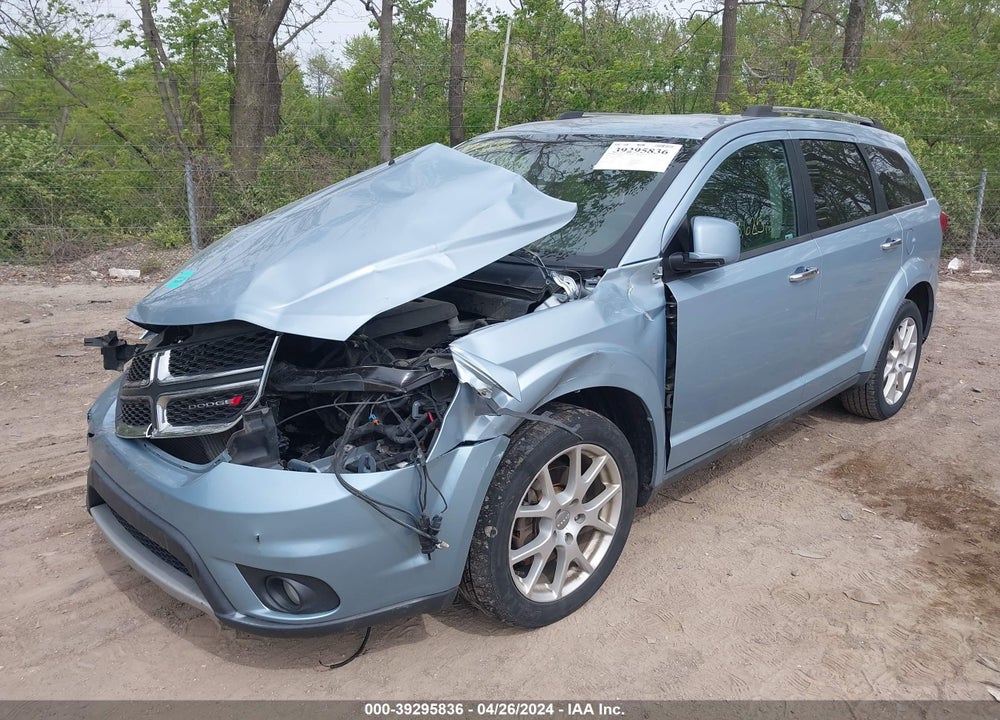 2013 DODGE JOURNEY CREW VIN: 3C4PDCDG5DT588773