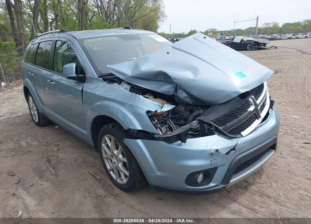 2013 DODGE JOURNEY CREW VIN: 3C4PDCDG5DT588773