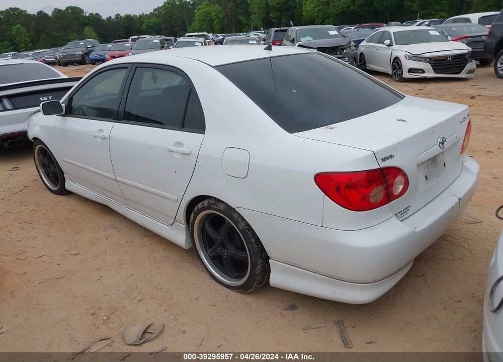 2008 TOYOTA COROLLA S VIN: 1NXBR30E98Z044526