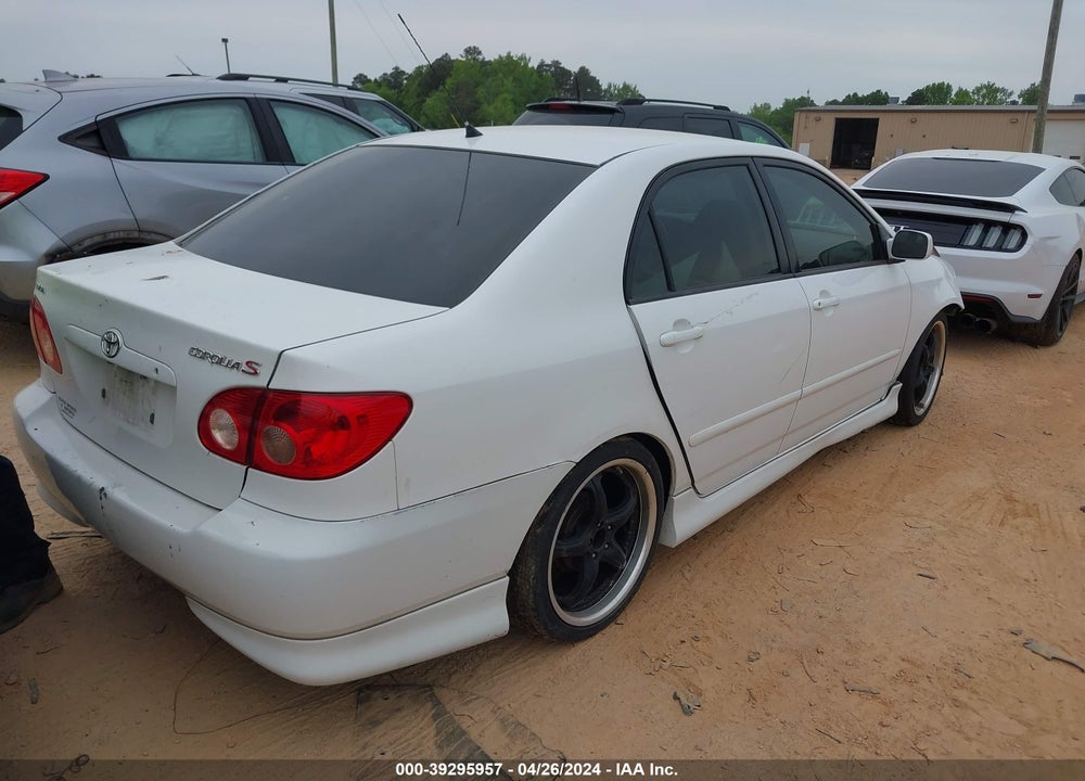 2008 TOYOTA COROLLA S VIN: 1NXBR30E98Z044526