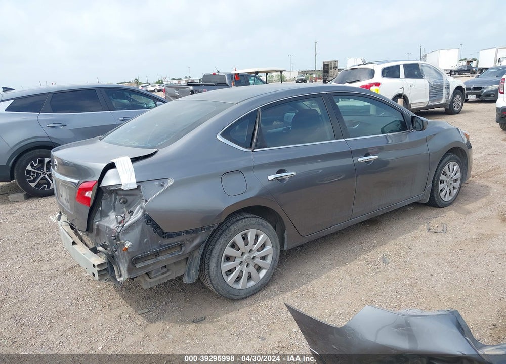 2016 NISSAN SENTRA S VIN: 3N1AB7AP6GY274731