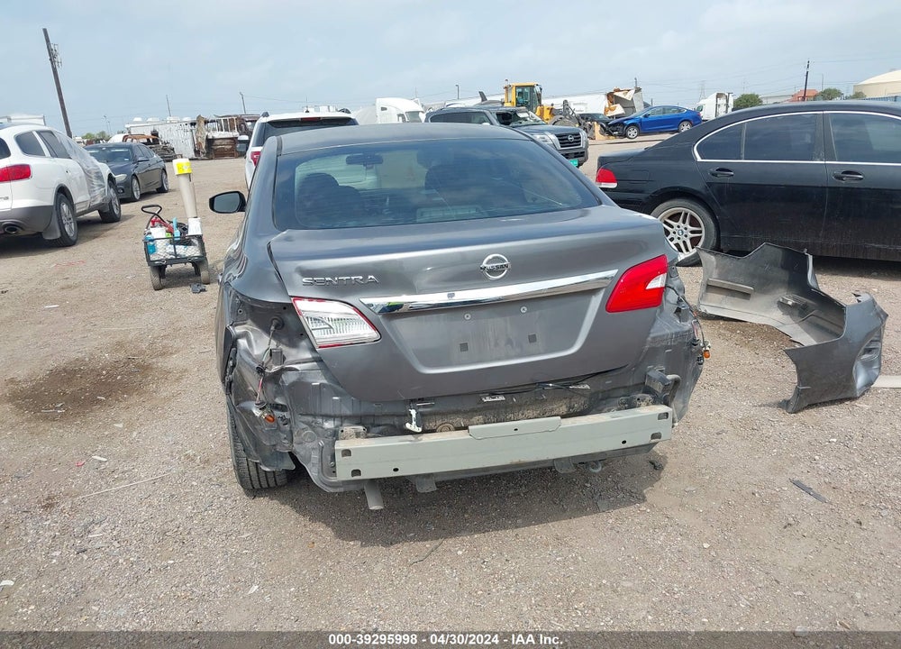 2016 NISSAN SENTRA S VIN: 3N1AB7AP6GY274731