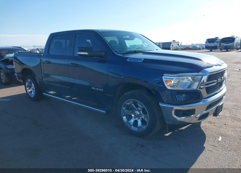 2021 RAM 1500 BIG HORN 4X4 5'7 BOX VIN: 1C6RRFFGXMN620892