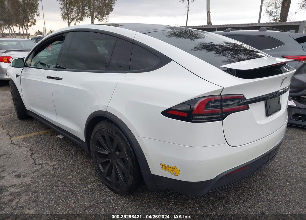 2022 TESLA MODEL X VIN: 7SAXCBE64NF336910