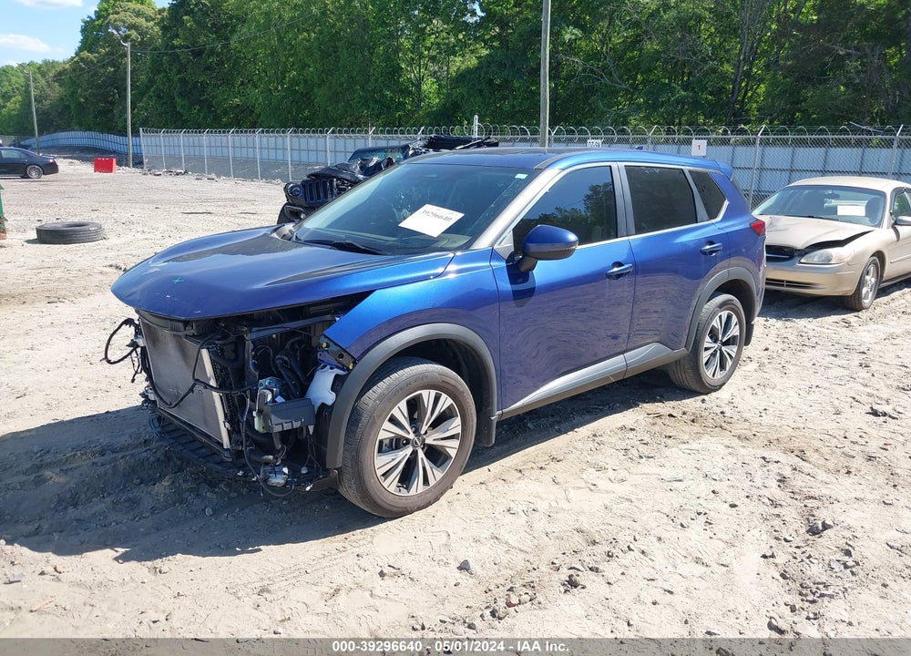 2022 NISSAN ROGUE SV FWD VIN: 5N1BT3BA6NC687560