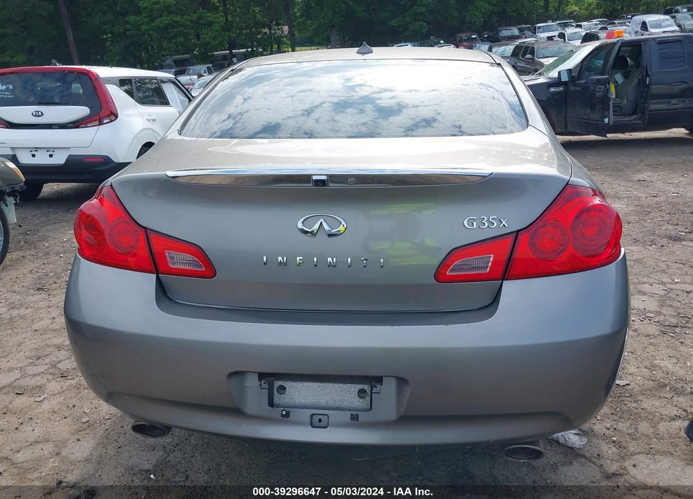 2008 INFINITI G35X VIN: JNKBV61F58M253446