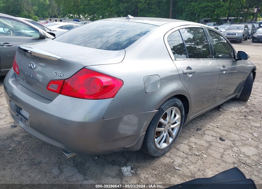 2008 INFINITI G35X VIN: JNKBV61F58M253446