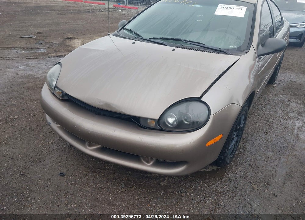 2000 DODGE NEON HIGHLINE VIN: 1B3ES46C8YD857813