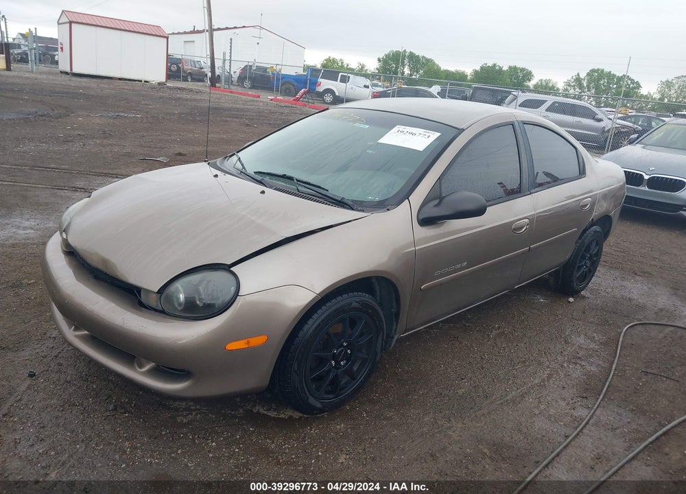2000 DODGE NEON HIGHLINE VIN: 1B3ES46C8YD857813