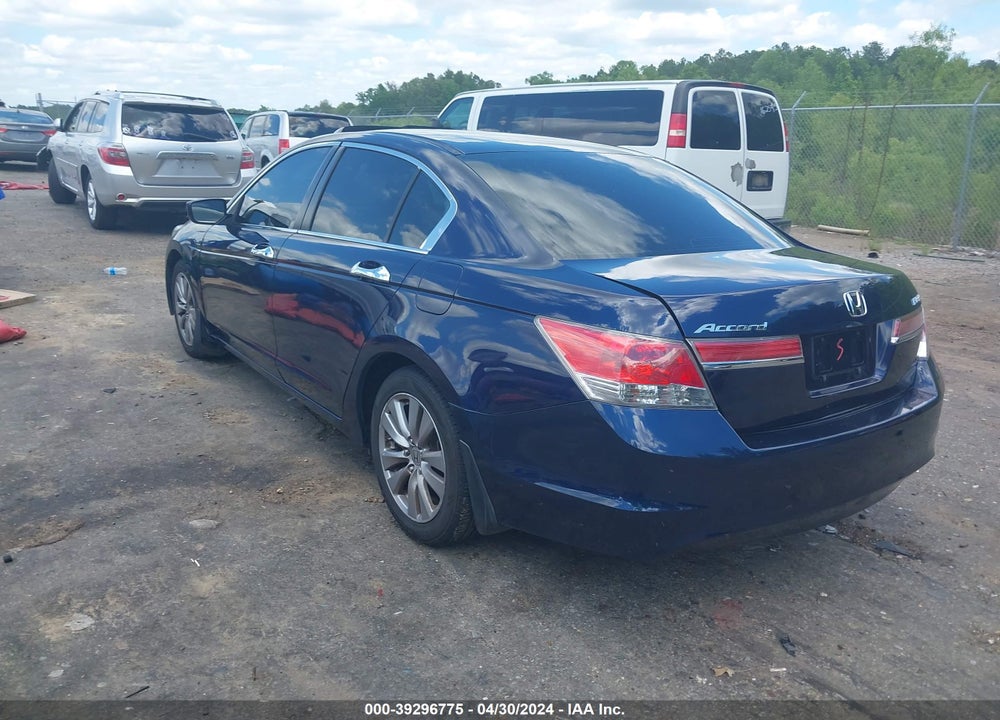2012 HONDA ACCORD 2.4 EX VIN: 1HGCP2F76CA113413