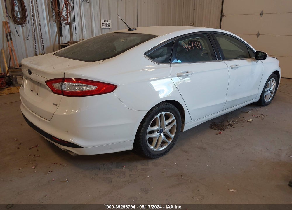 2016 FORD FUSION SE VIN: 1FA6P0H72G5133692