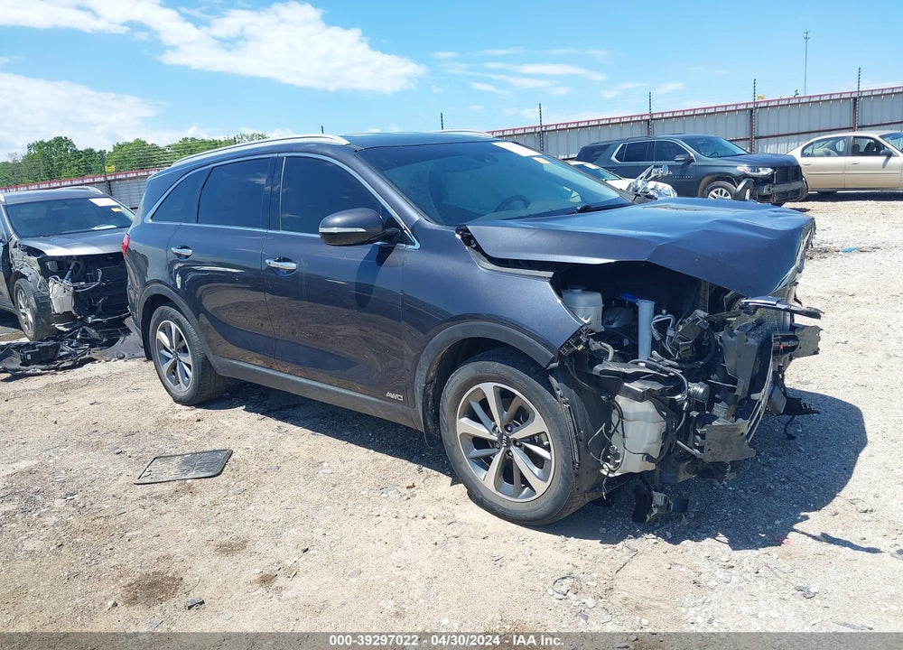2019 KIA SORENTO 3.3L EX VIN: 5XYPHDA53KG471033