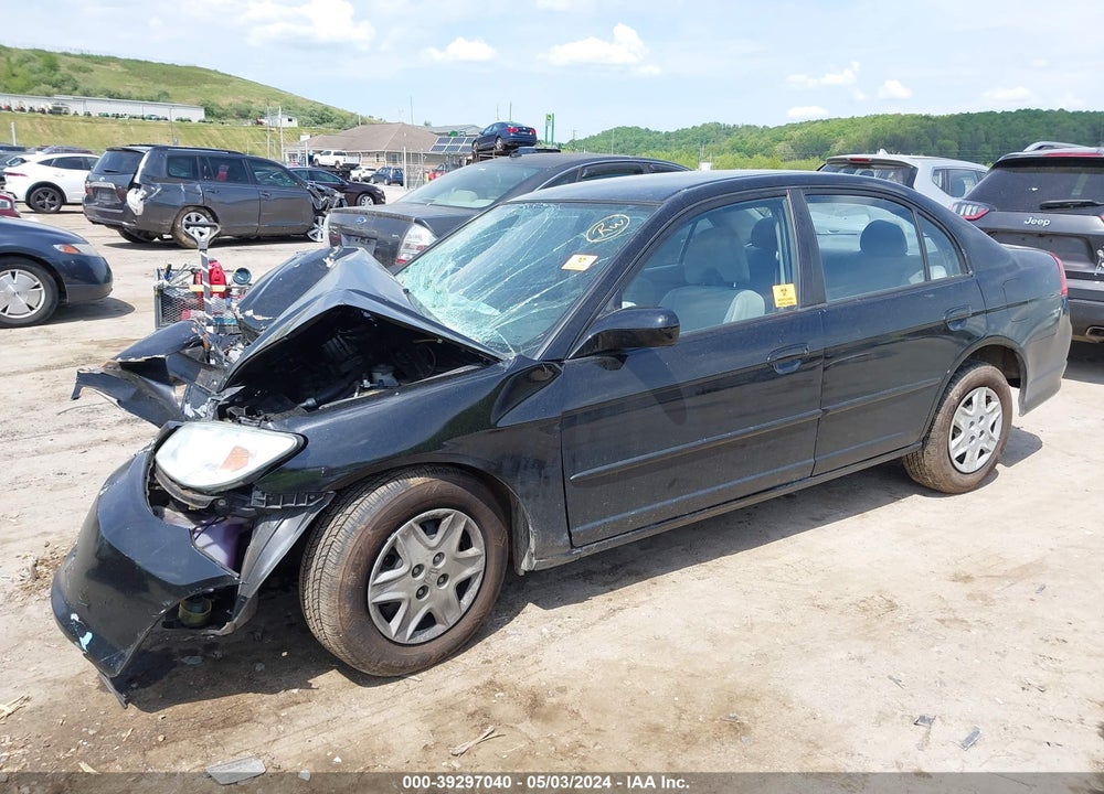 2005 HONDA CIVIC VP VIN: 2HGES16395H536554