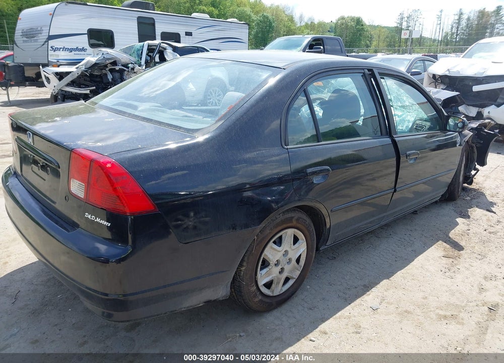 2005 HONDA CIVIC VP VIN: 2HGES16395H536554