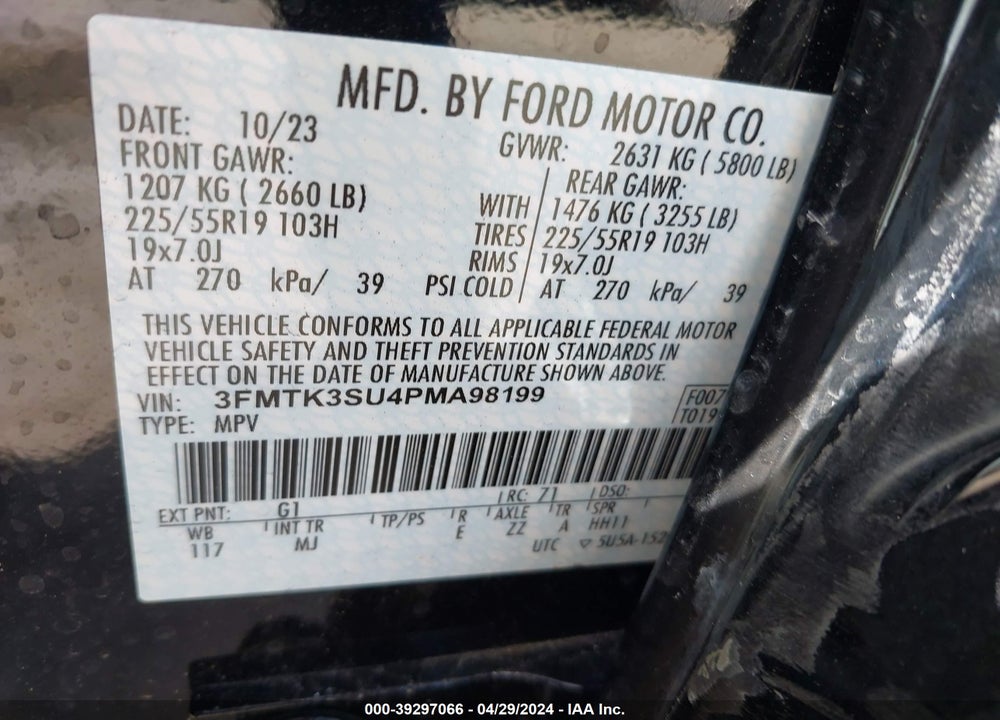 2023 FORD MUSTANG MACH-E PREMIUM VIN: 3FMTK3SU4PMA98199