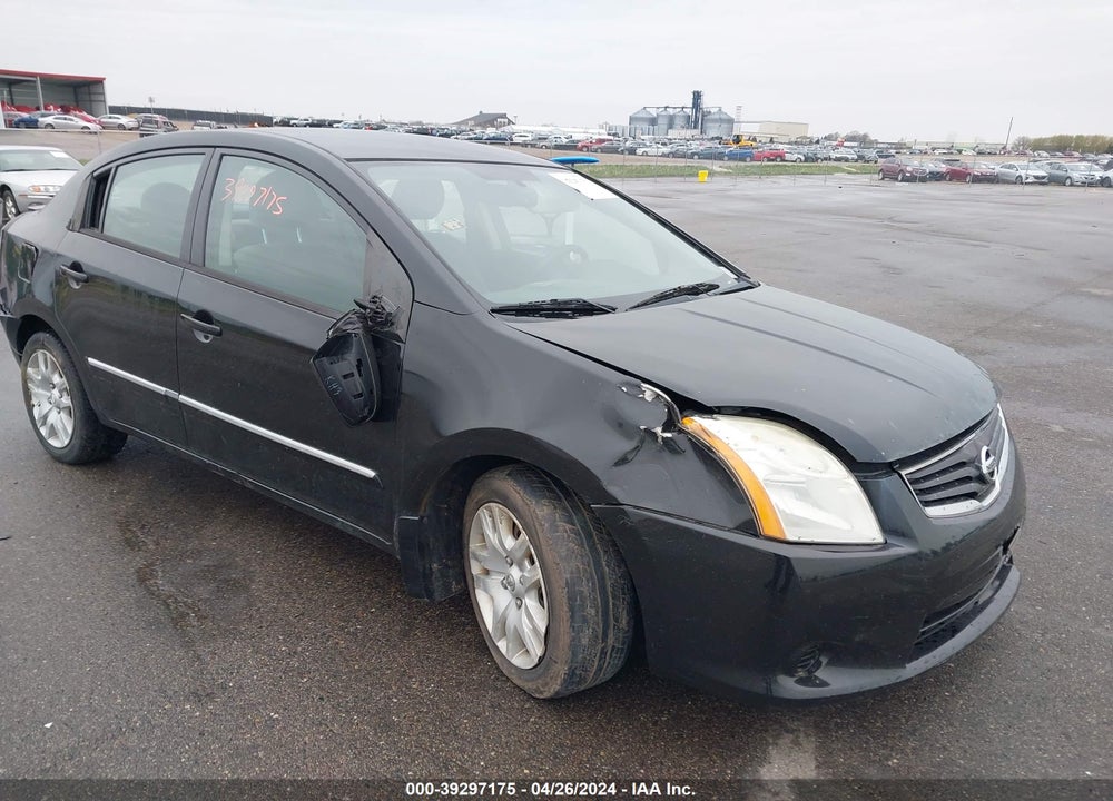 2012 NISSAN SENTRA 2.0 S VIN: 3N1AB6AP0CL610133