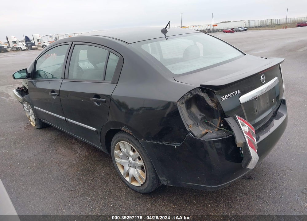 2012 NISSAN SENTRA 2.0 S VIN: 3N1AB6AP0CL610133