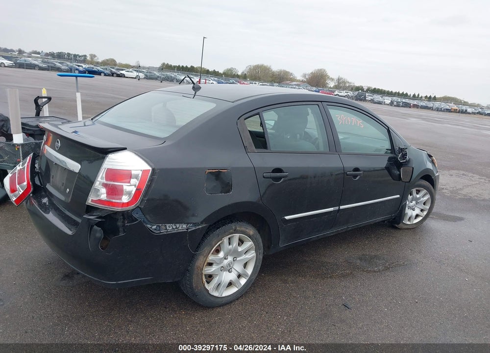 2012 NISSAN SENTRA 2.0 S VIN: 3N1AB6AP0CL610133