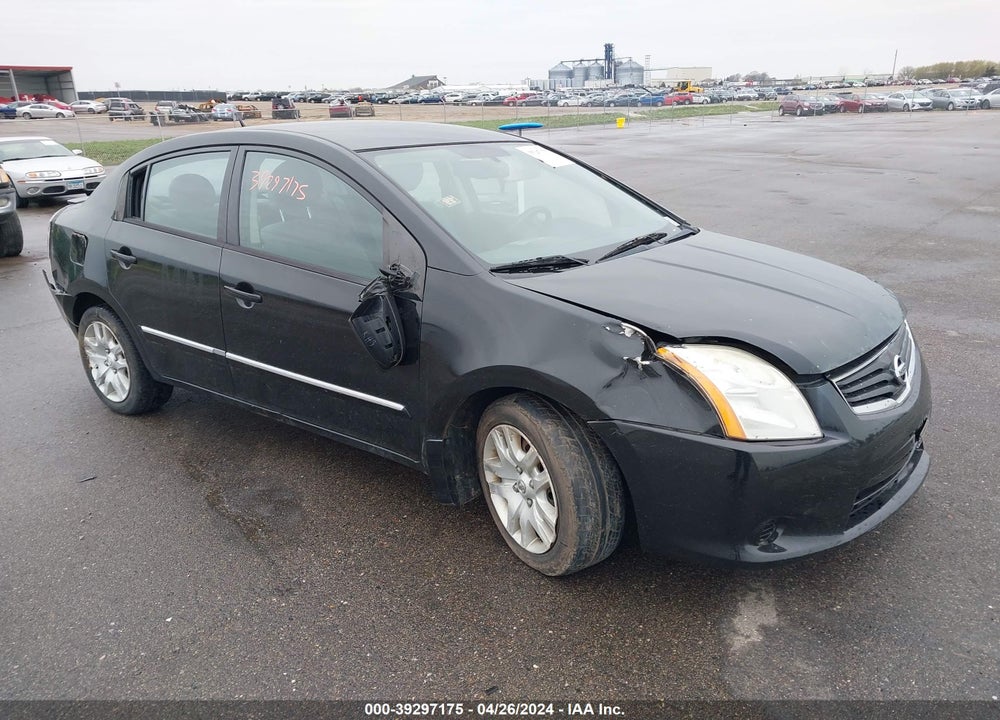 2012 NISSAN SENTRA 2.0 S VIN: 3N1AB6AP0CL610133