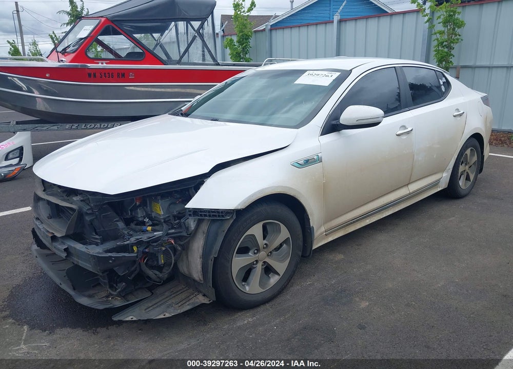 2014 KIA OPTIMA HYBRID LX VIN: KNAGM4AD4E5067056