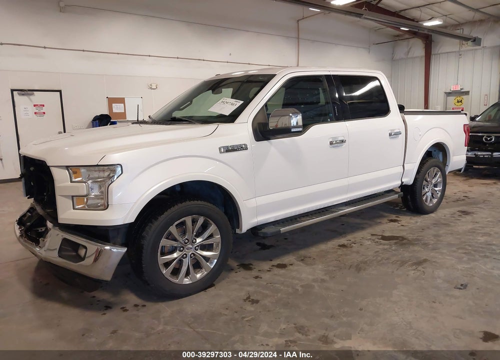 2016 FORD F-150 LARIAT VIN: 1FTEW1EF0GKE44551